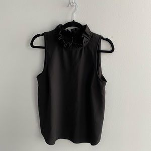 J. Crew ruffle neck blouse
